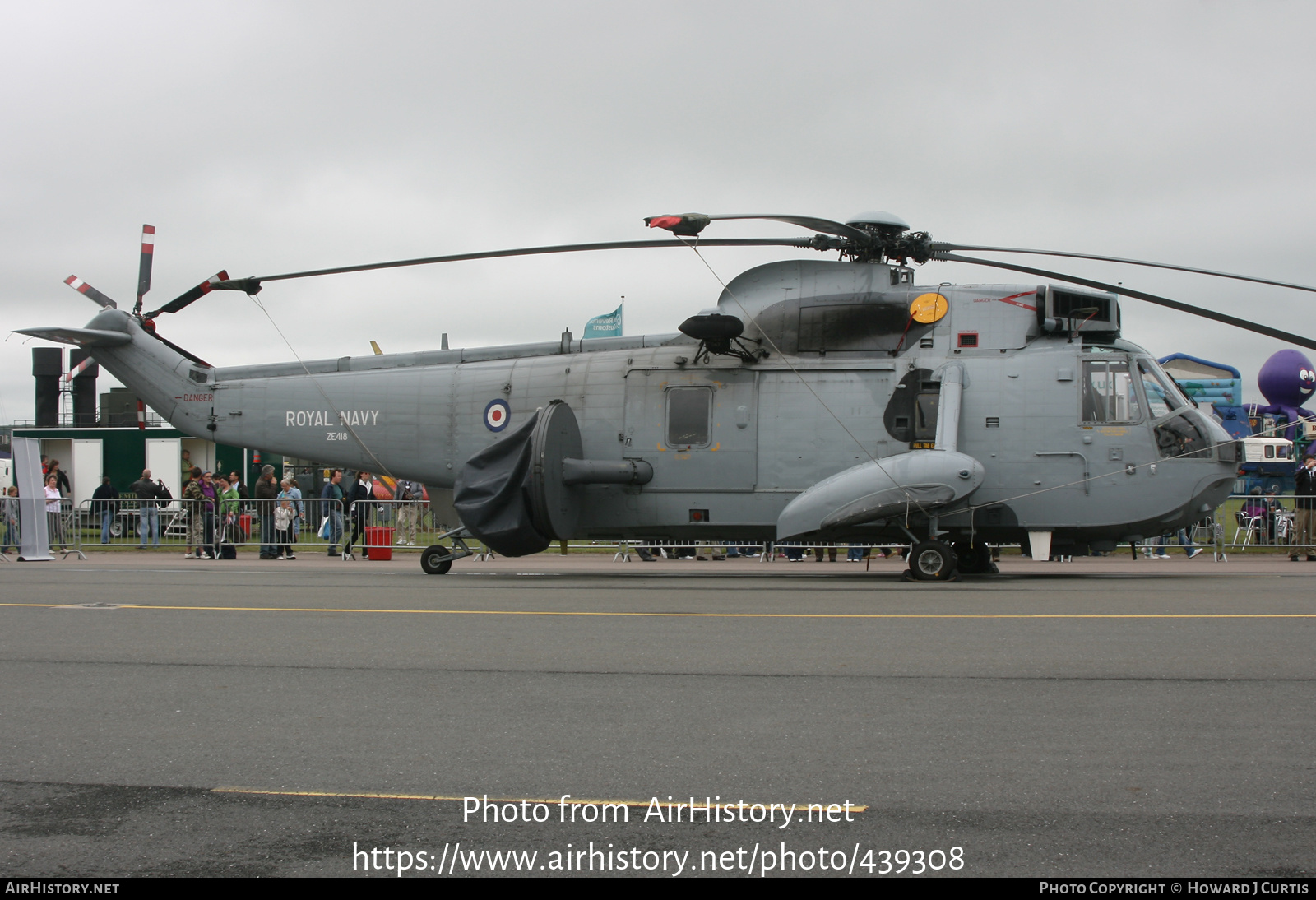 Aircraft Photo of ZE418 | Westland WS-61 Sea King ASaC7 | UK - Navy | AirHistory.net #439308