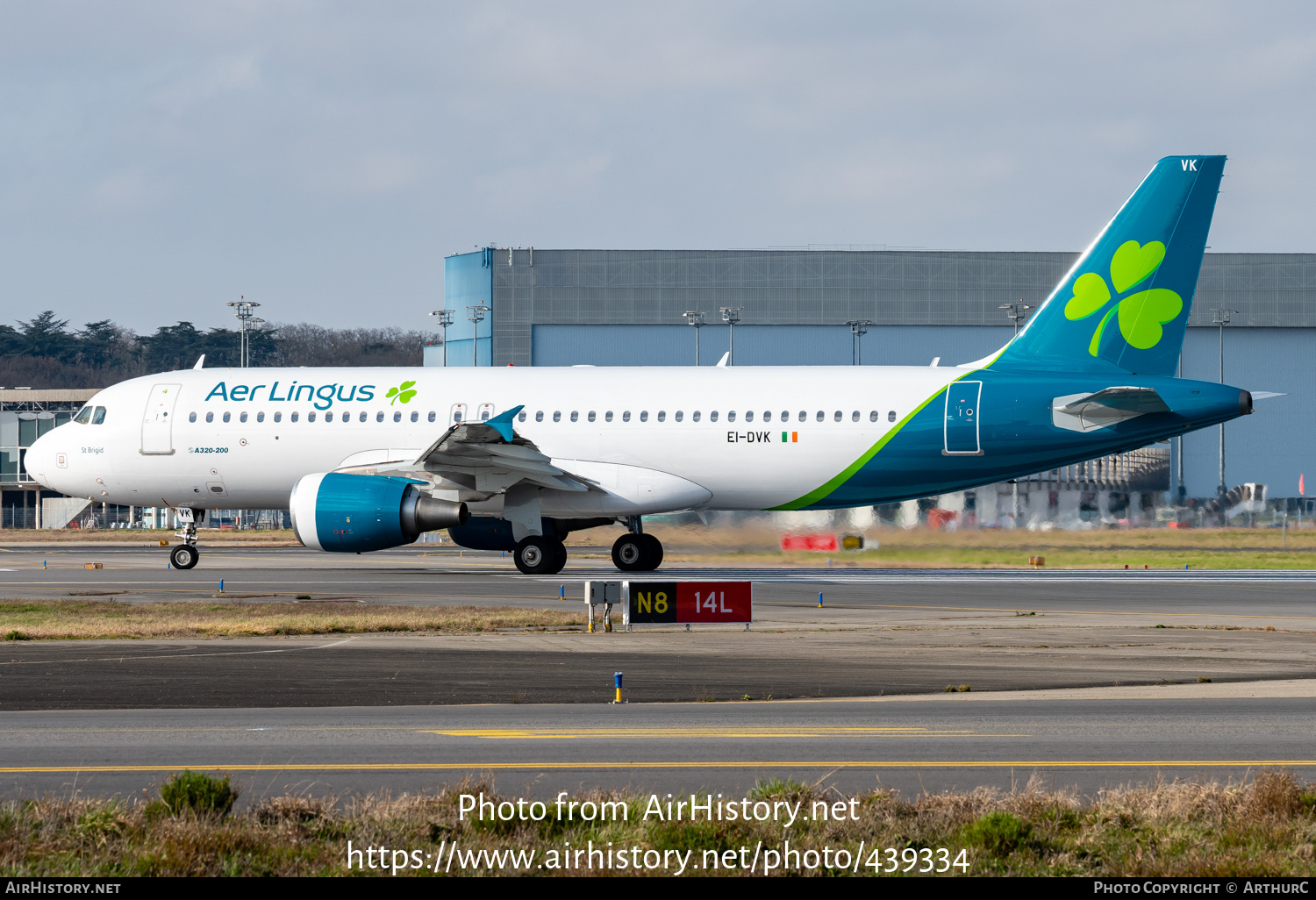 Aircraft Photo of EI-DVK | Airbus A320-214 | Aer Lingus | AirHistory.net #439334