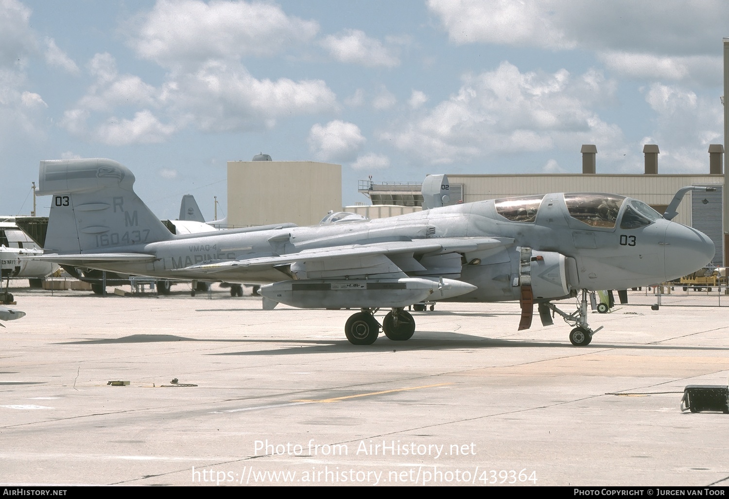 Aircraft Photo of 160437 | Grumman EA-6B Prowler (G-128) | USA - Marines | AirHistory.net #439364