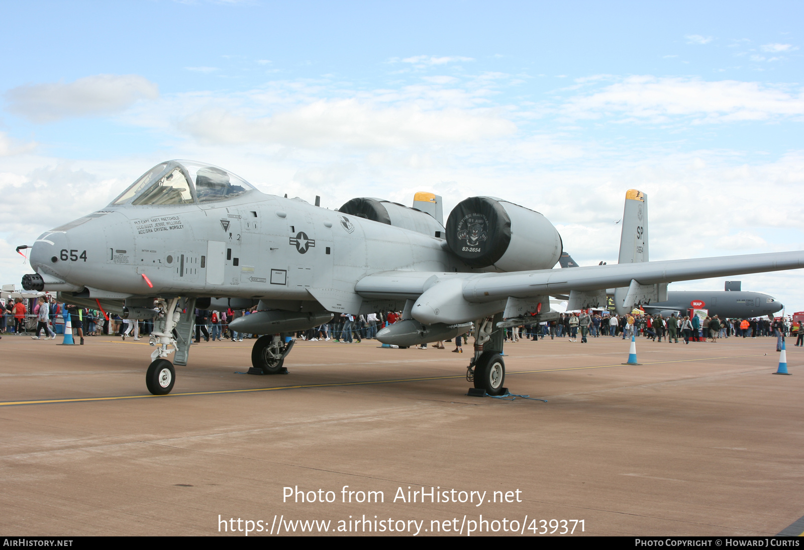 Aircraft Photo of 82-0654 / AF81-654 | Fairchild A-10A Thunderbolt II | USA - Air Force | AirHistory.net #439371