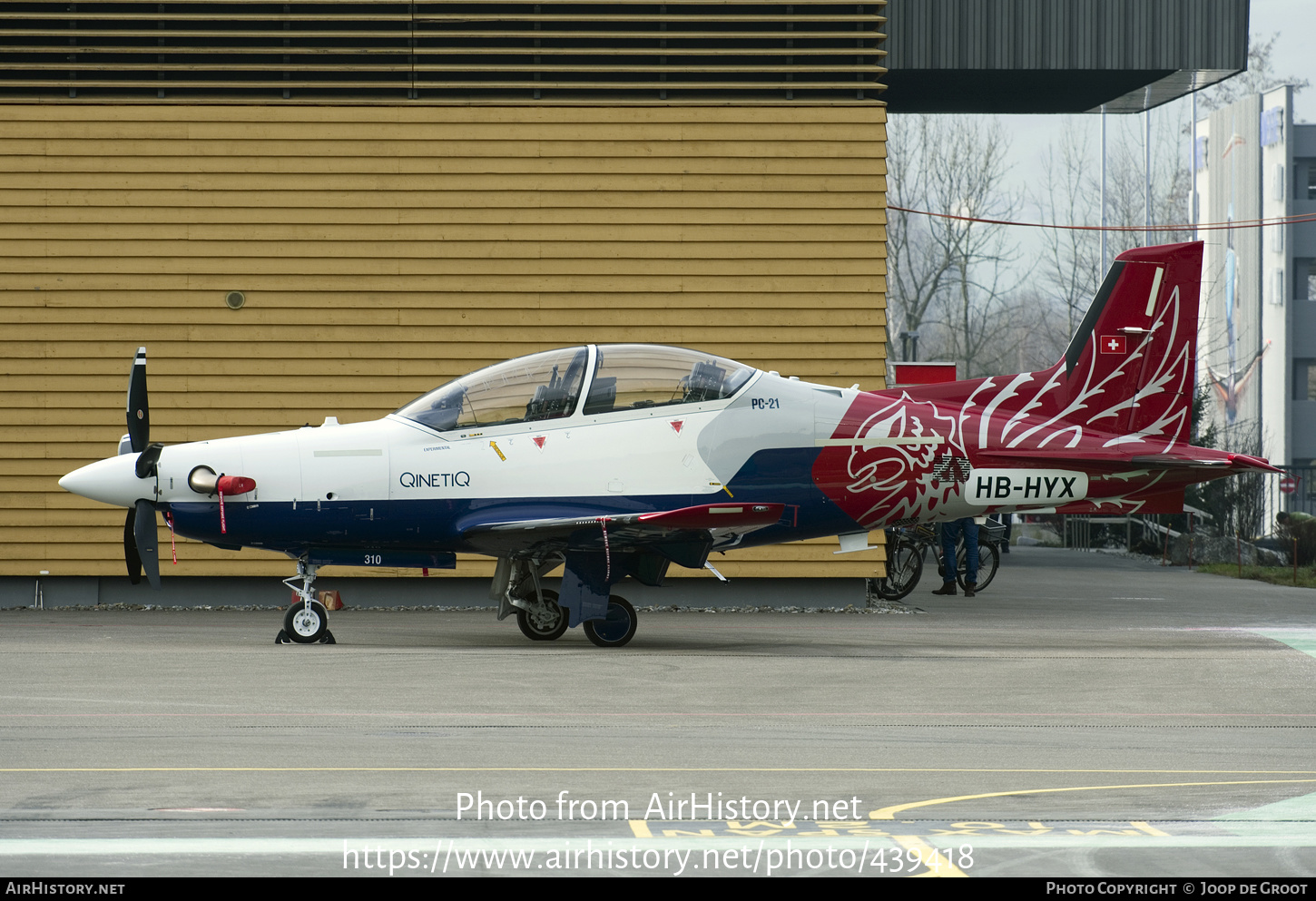 Aircraft Photo of HB-HYX | Pilatus PC-21 | QinetiQ | AirHistory.net #439418