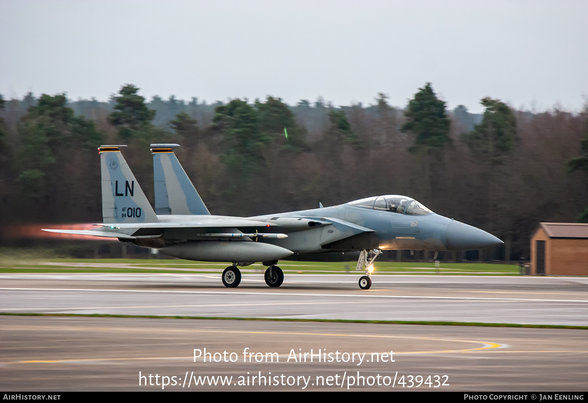 Aircraft Photo of 84-0010 / AF84-010 | McDonnell Douglas F-15C Eagle ...