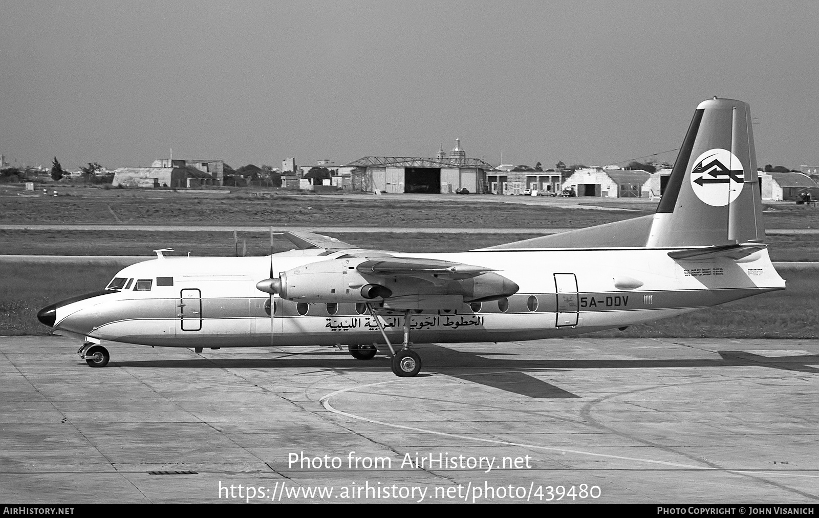 Aircraft Photo of 5A-DDV | Fokker F27-600 Friendship | Libyan Arab Airlines | AirHistory.net #439480