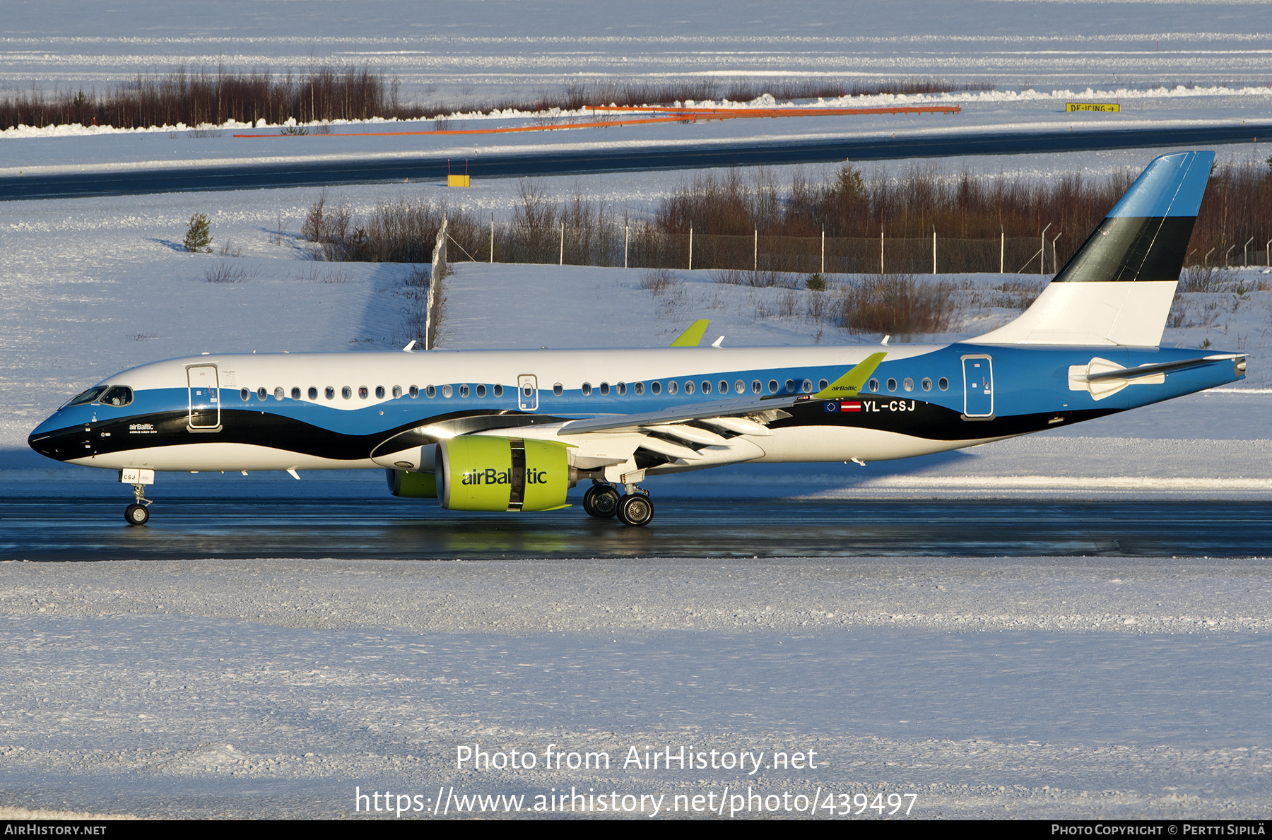 Aircraft Photo of YL-CSJ | Airbus A220-371 (BD-500-1A11) | AirBaltic | AirHistory.net #439497