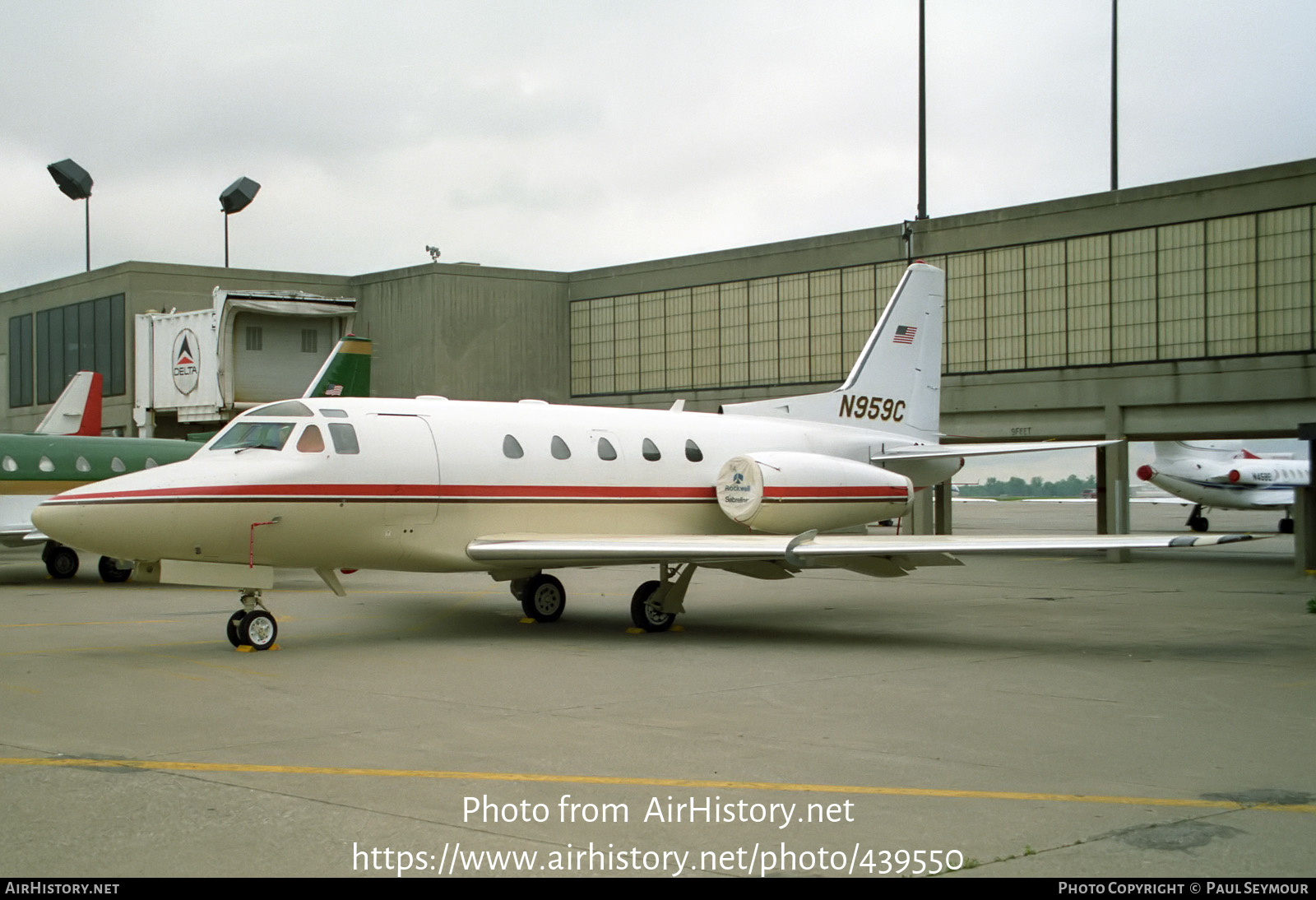 Aircraft Photo of N959C | North American Rockwell NA-465 Sabreliner 65 | AirHistory.net #439550