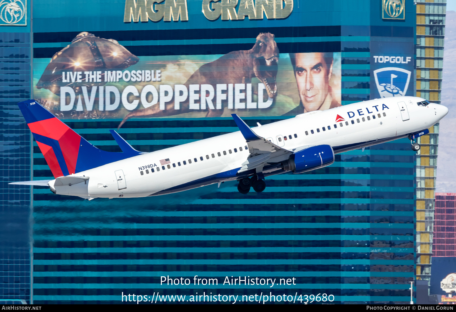 Aircraft Photo of N398DA | Boeing 737-832 | Delta Air Lines | AirHistory.net #439680