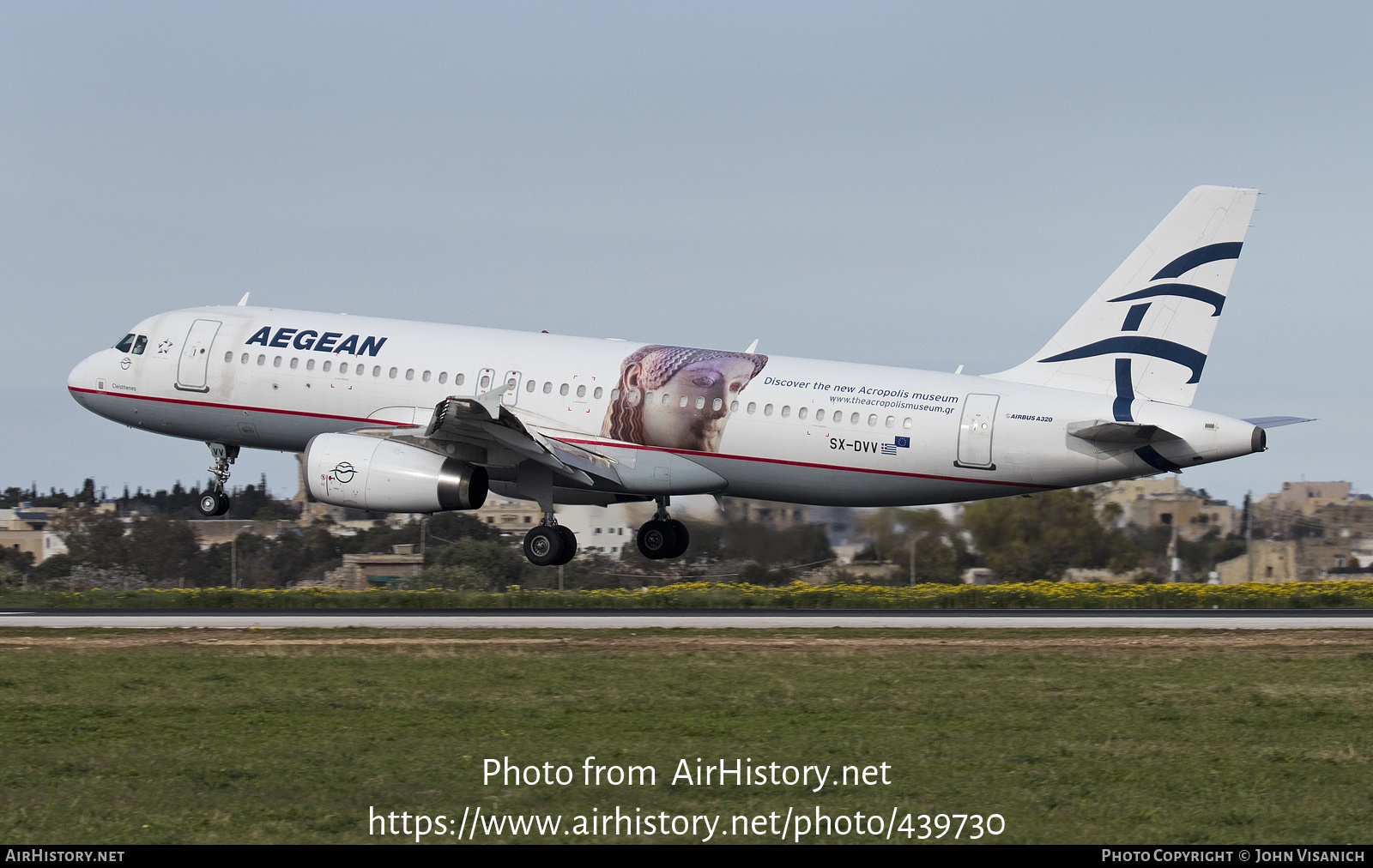Aircraft Photo of SX-DVV | Airbus A320-232 | Aegean Airlines | AirHistory.net #439730