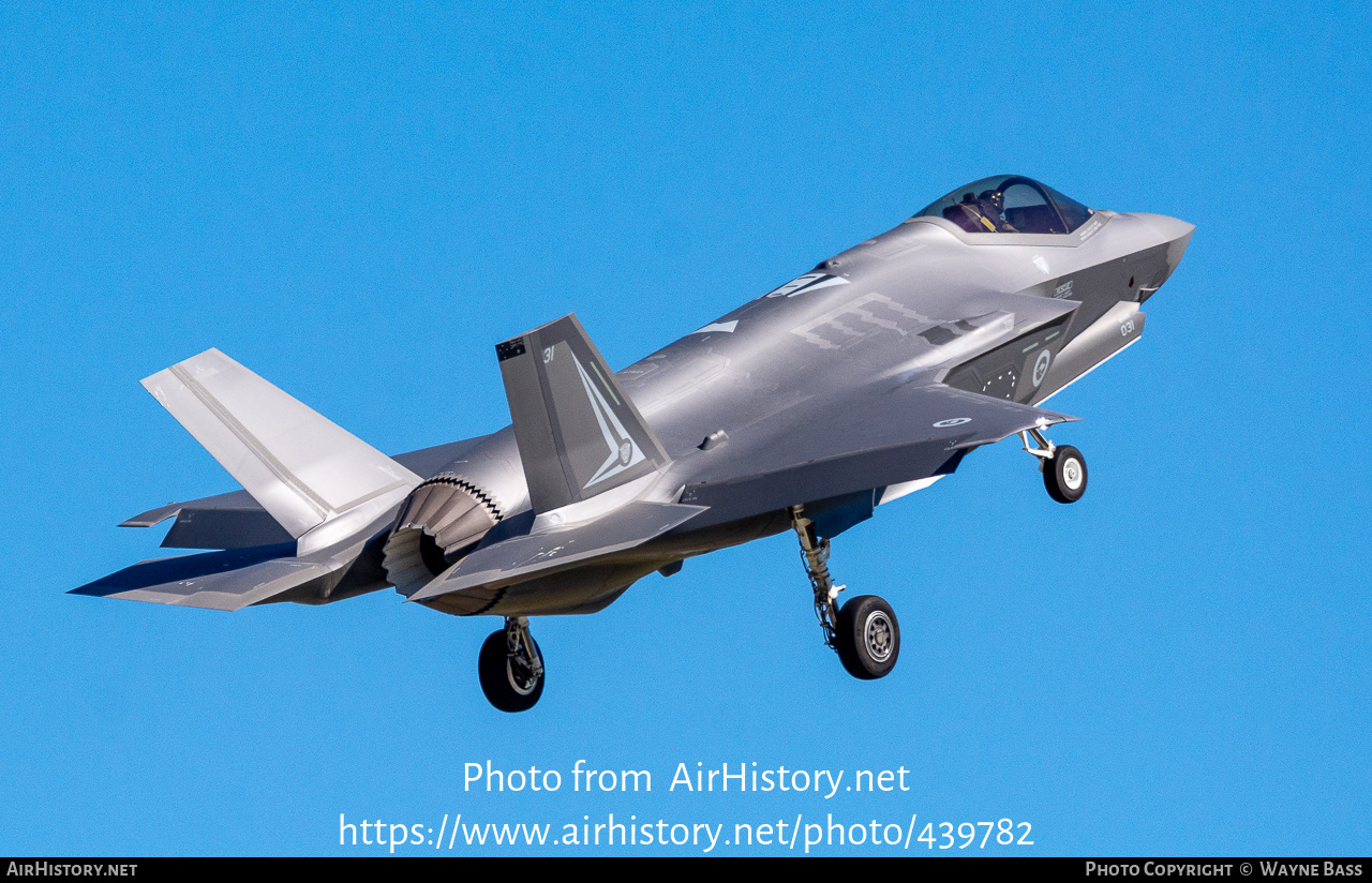 Aircraft Photo of A35-031 | Lockheed Martin F-35A Lightning II | Australia - Air Force | AirHistory.net #439782