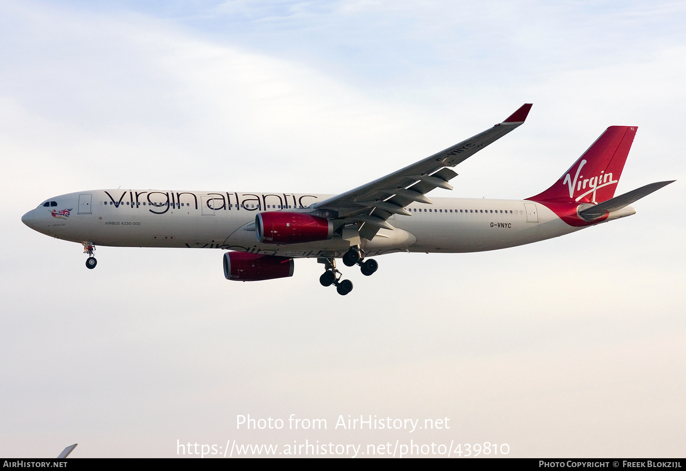 Aircraft Photo of G-VNYC | Airbus A330-343 | Virgin Atlantic Airways | AirHistory.net #439810