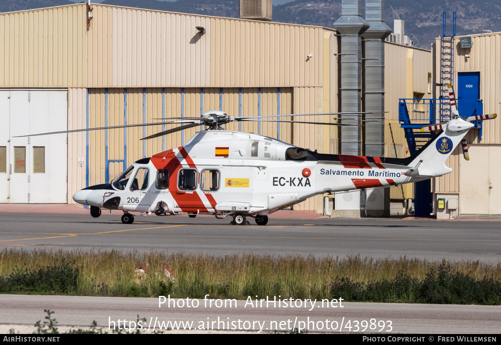 Aircraft Photo of EC-KXA | AgustaWestland AW-139 | Salvamento Marítimo | AirHistory.net #439893