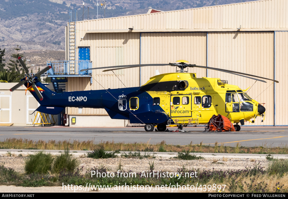 Aircraft Photo of EC-NPO | Aerospatiale AS-332L2 Super Puma | Infocam - Incendios Forestales de Castilla-La Mancha | AirHistory.net #439897