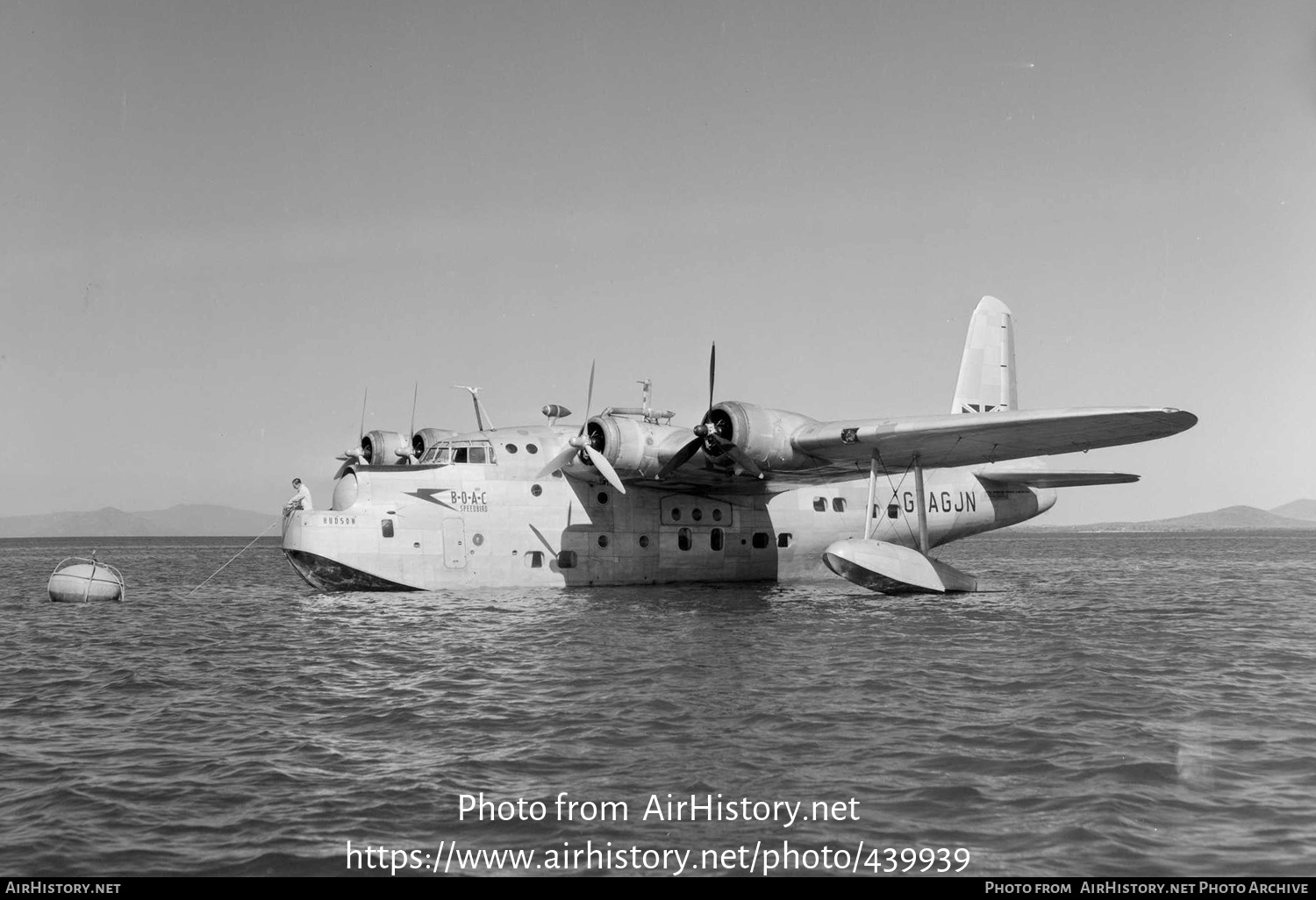 Aircraft Photo of G-AGJN | Short S-25 Sunderland 3 Hythe | BOAC - British Overseas Airways Corporation | AirHistory.net #439939