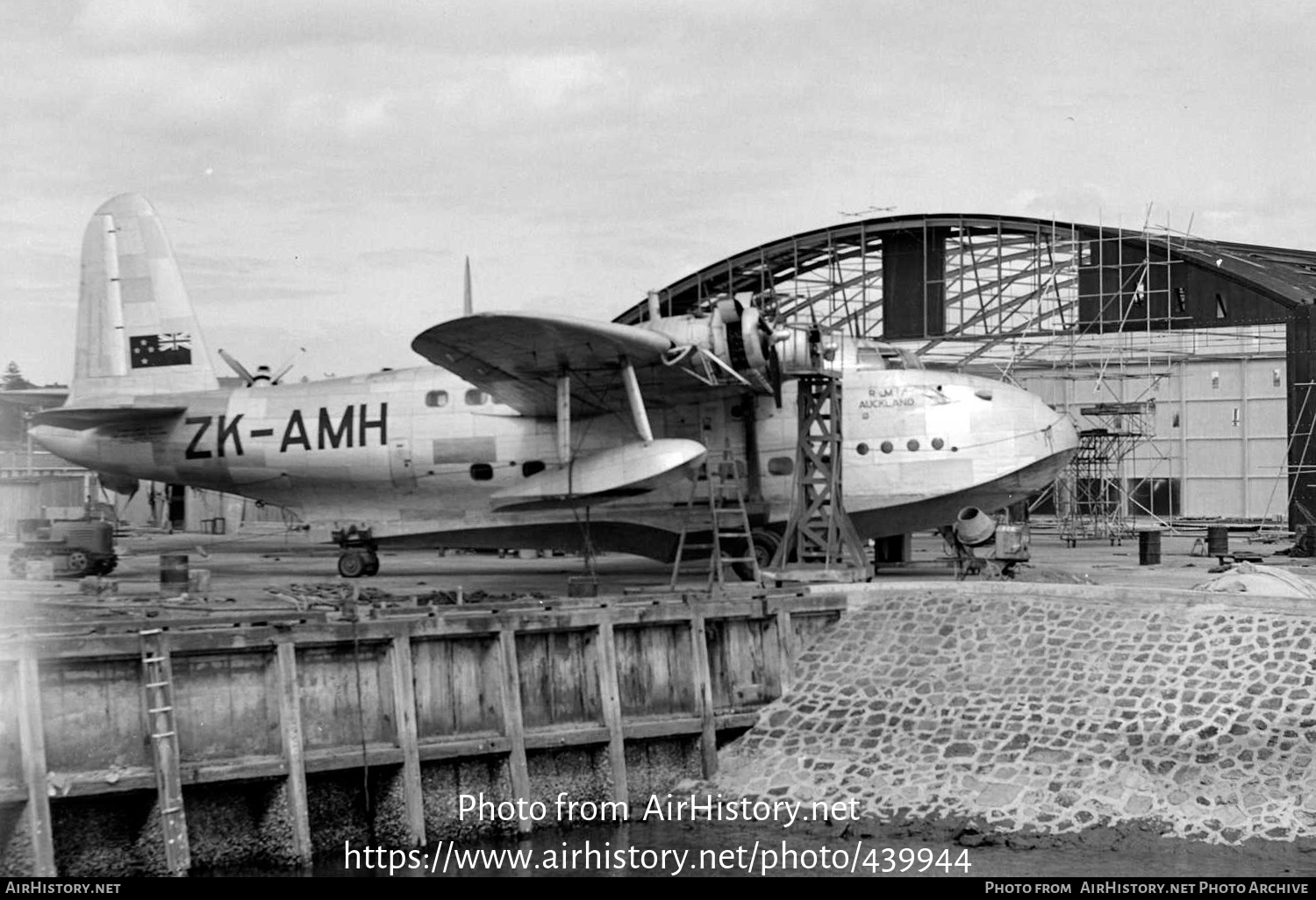 Aircraft Photo of ZK-AMH | Short S-25 Sunderland 4 | TEAL - Tasman Empire Airways | AirHistory.net #439944