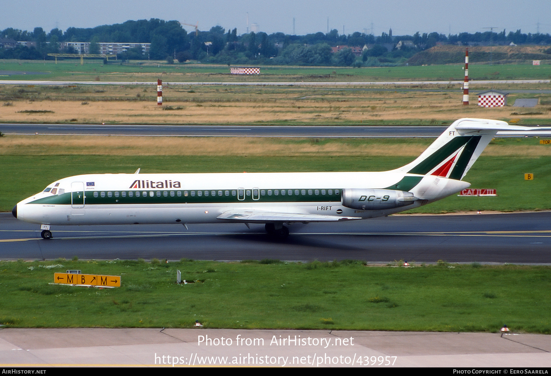 Aircraft Photo of I-RIFT | McDonnell Douglas DC-9-32 | Alitalia | AirHistory.net #439957