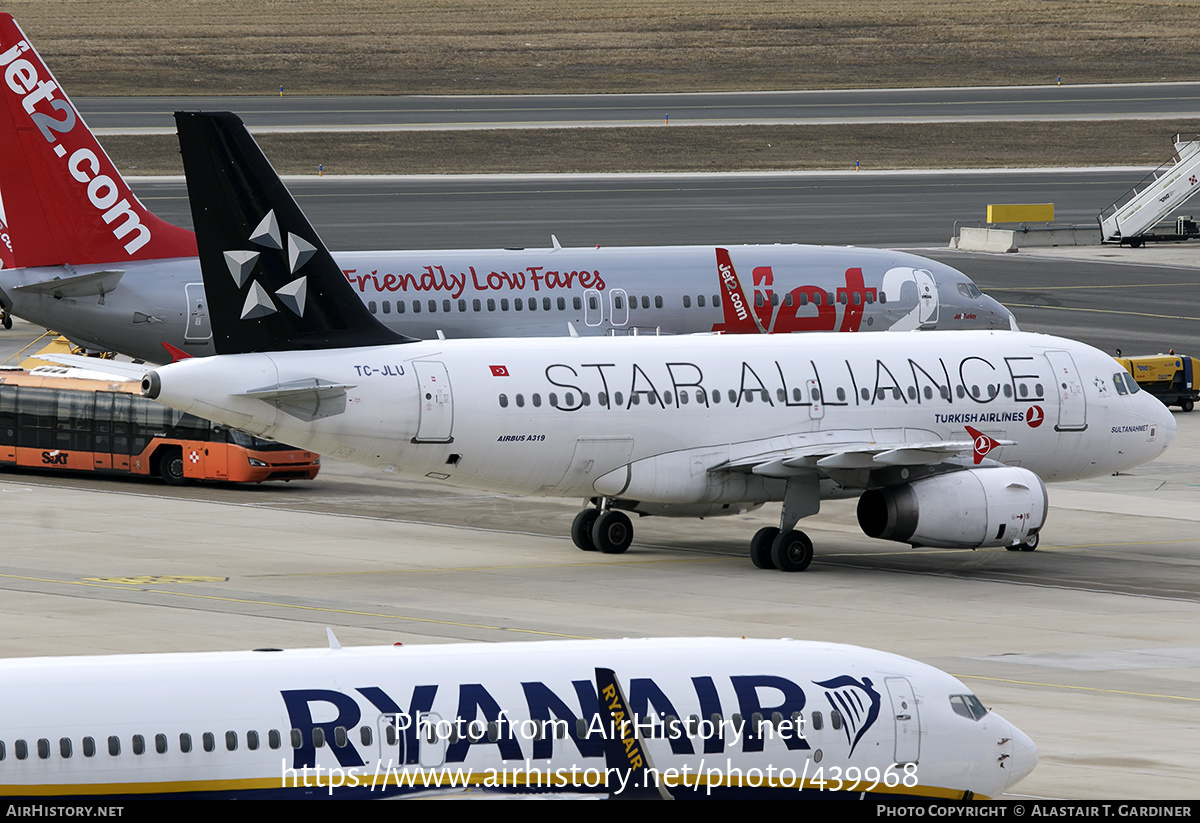 Aircraft Photo of TC-JLU | Airbus A319-132 | Turkish Airlines | AirHistory.net #439968