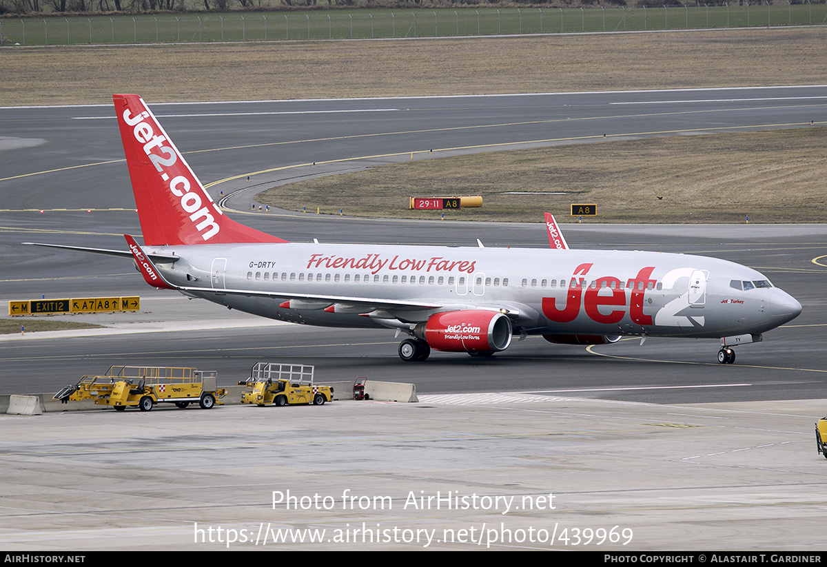 Aircraft Photo of G-DRTY | Boeing 737-8AS | Jet2 | AirHistory.net #439969