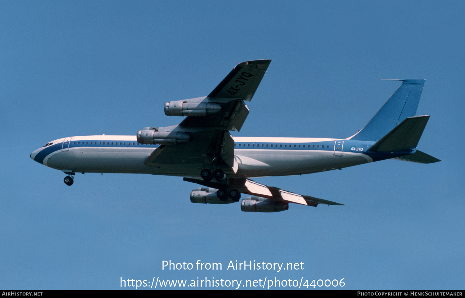 Aircraft Photo of 4X-JYQ / 242 | Boeing 707-344C | Israel - Air Force | AirHistory.net #440006