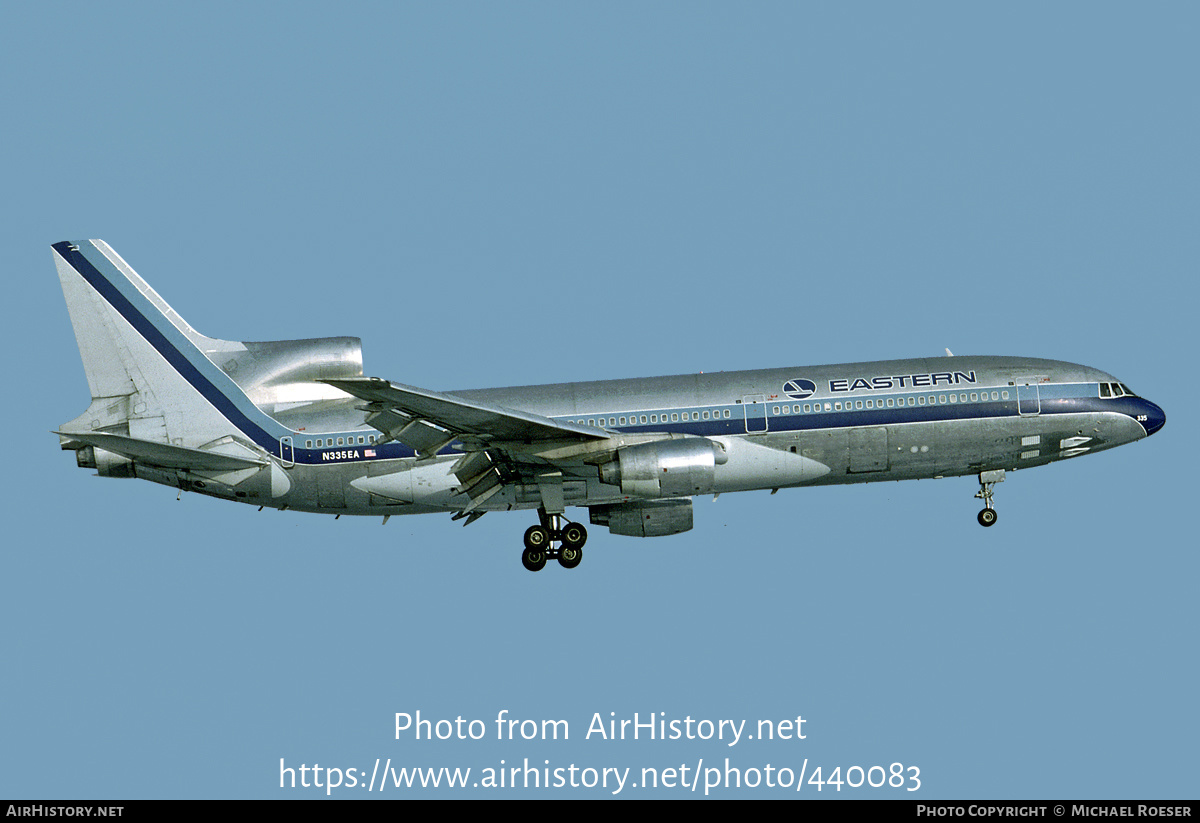 Aircraft Photo of N335EA | Lockheed L-1011-385-1 TriStar 1 | Eastern Air Lines | AirHistory.net #440083