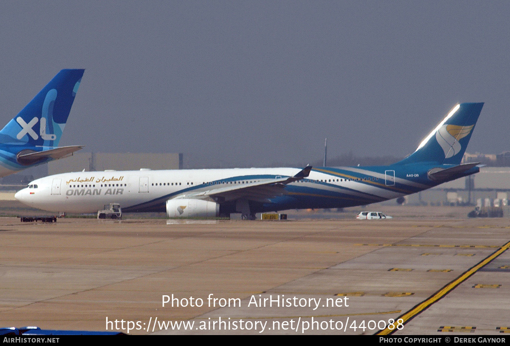 Aircraft Photo of A4O-DB | Airbus A330-343 | Oman Air | AirHistory.net #440088