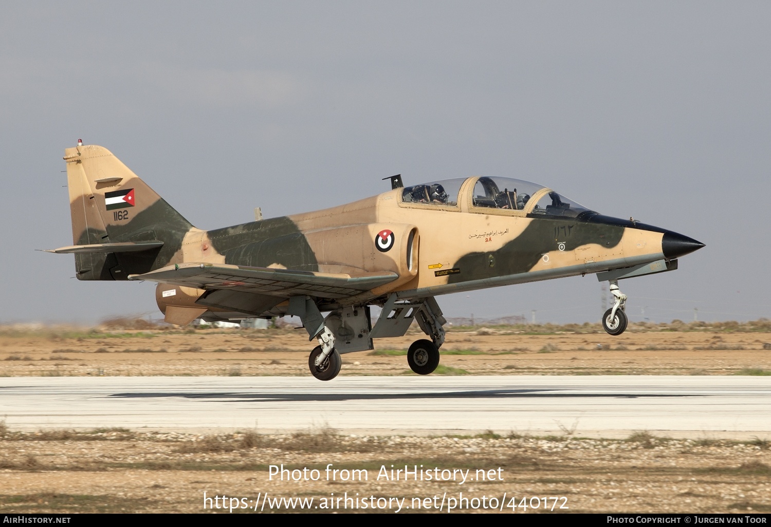 Aircraft Photo of 1162 | CASA C101CC Aviojet | Jordan - Air Force | AirHistory.net #440172