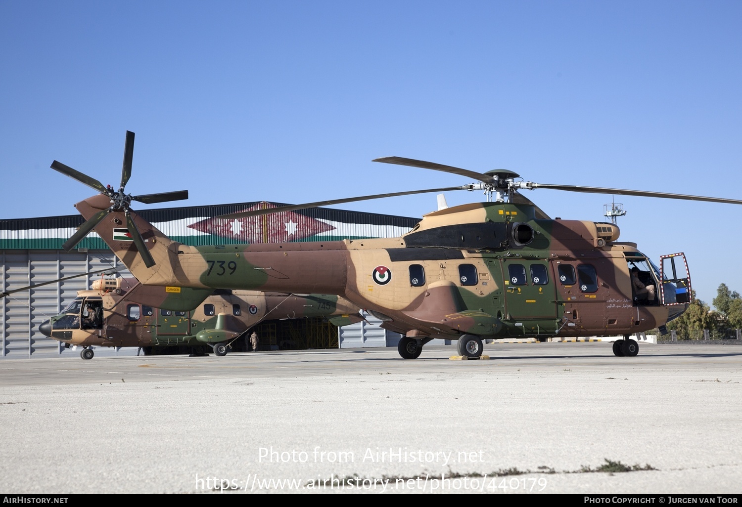 Aircraft Photo of 739 | Aerospatiale AS-332M1 Super Puma | Jordan - Air Force | AirHistory.net #440179