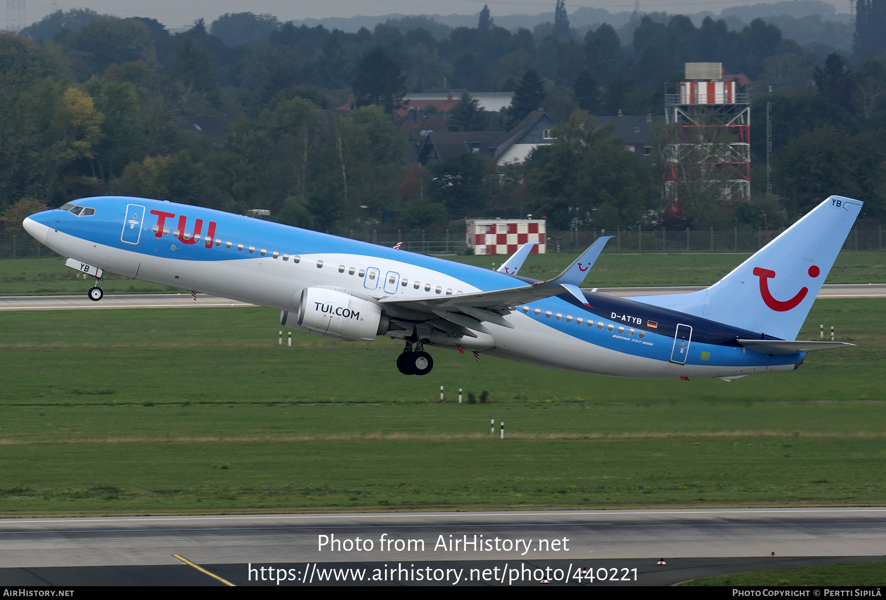 Aircraft Photo of D-ATYB | Boeing 737-8K5 | TUI | AirHistory.net #440221