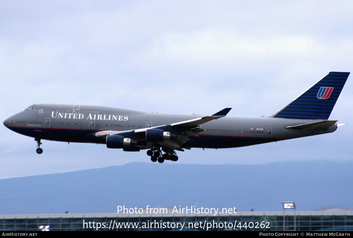 Aircraft Photo of N171UA | Boeing 747-422 | United Airlines | AirHistory.net #440262