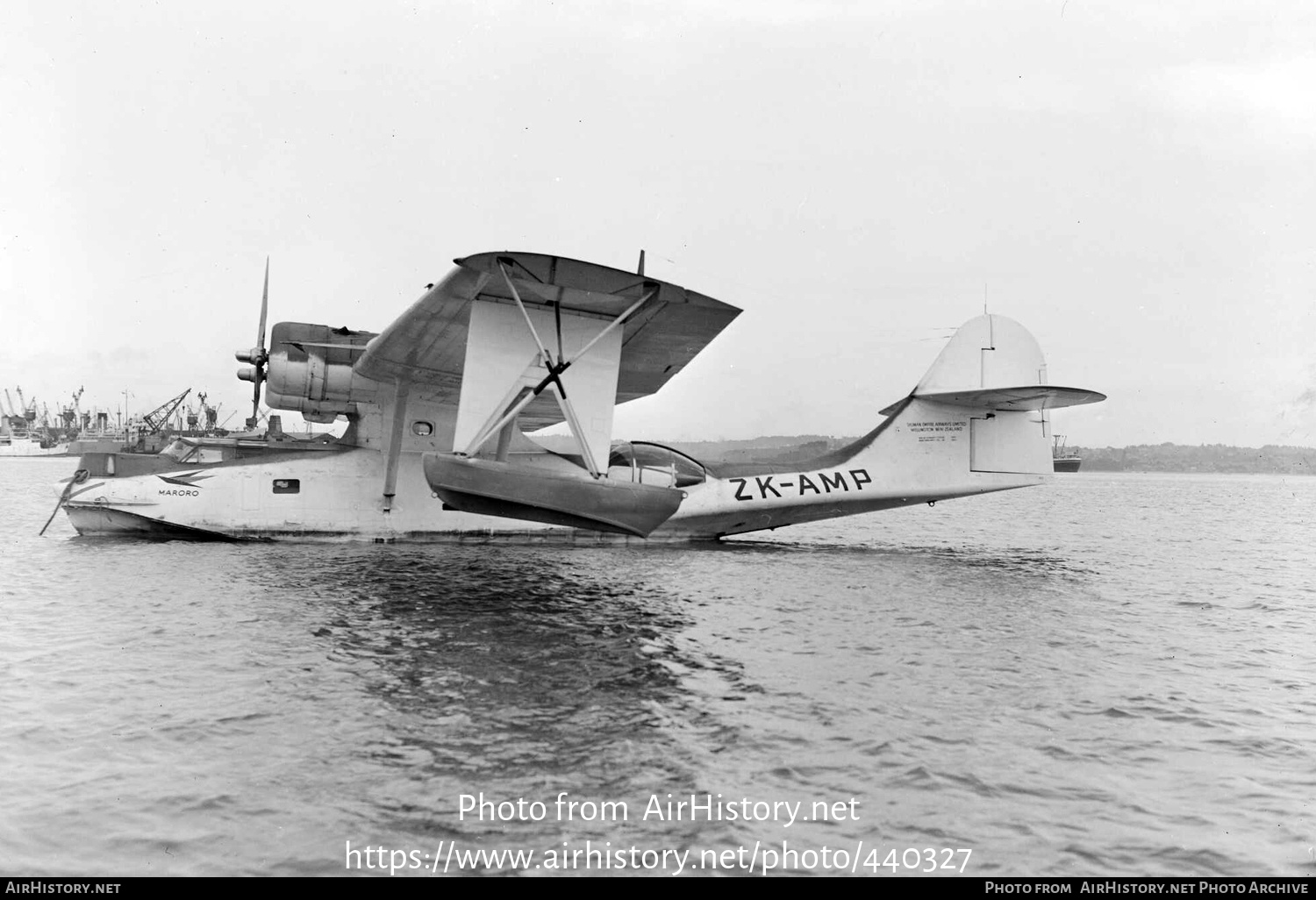 Aircraft Photo of ZK-AMP | Consolidated PB2B-1 Catalina Mk.IVB | TEAL - Tasman Empire Airways | AirHistory.net #440327