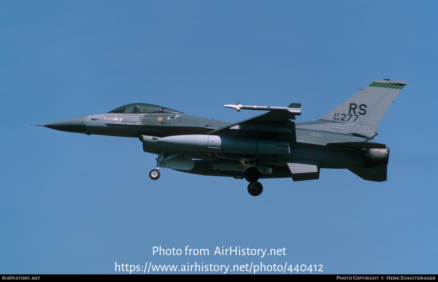 Aircraft Photo of 84-1277 / AF84-277 | General Dynamics F-16C Fighting Falcon | USA - Air Force | AirHistory.net #440412