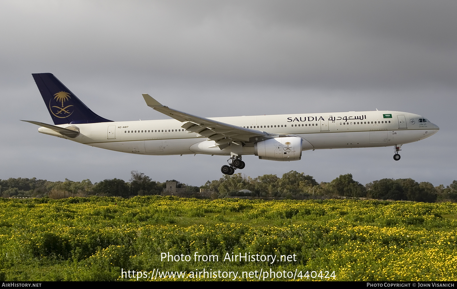 Aircraft Photo of HZ-AQ17 | Airbus A330-343E | Saudia - Saudi Arabian Airlines | AirHistory.net #440424