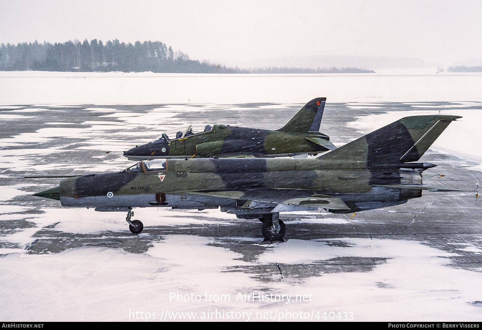 Aircraft Photo of MG-134 | Mikoyan-Gurevich MiG-21bis/T | Finland - Air Force | AirHistory.net #440433