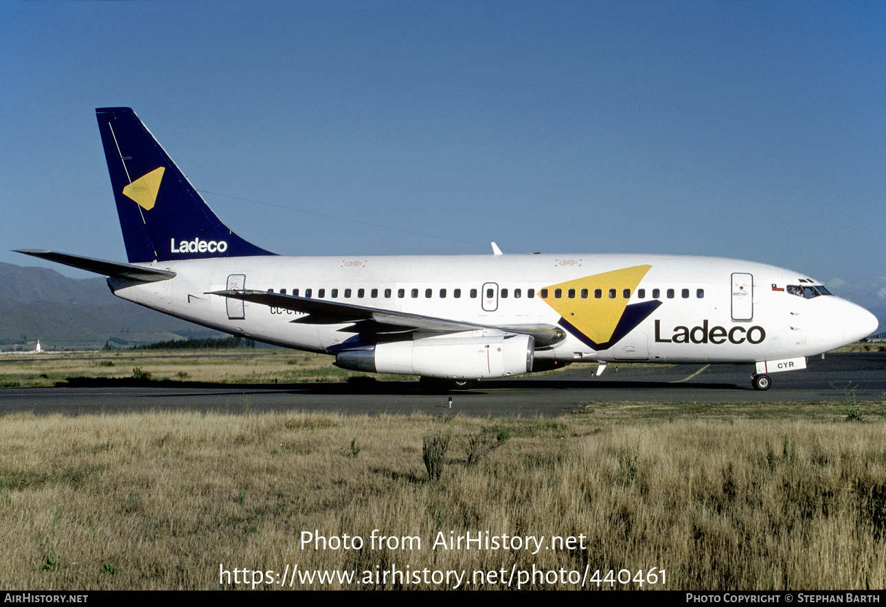 Aircraft Photo of CC-CYR | Boeing 737-2A6 | Ladeco | AirHistory.net #440461