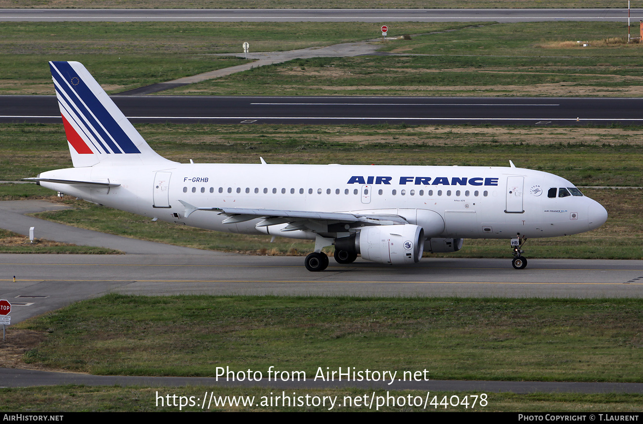 Aircraft Photo of F-GRHB | Airbus A319-111 | Air France | AirHistory.net #440478