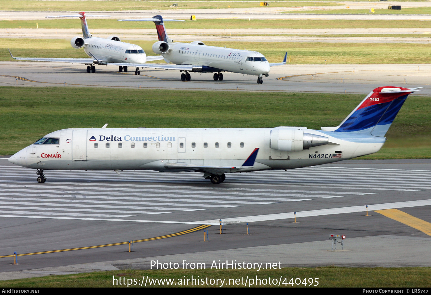 Aircraft Photo of N442CA | Bombardier CRJ-100ER (CL-600-2B19) | Delta Connection | AirHistory.net #440495