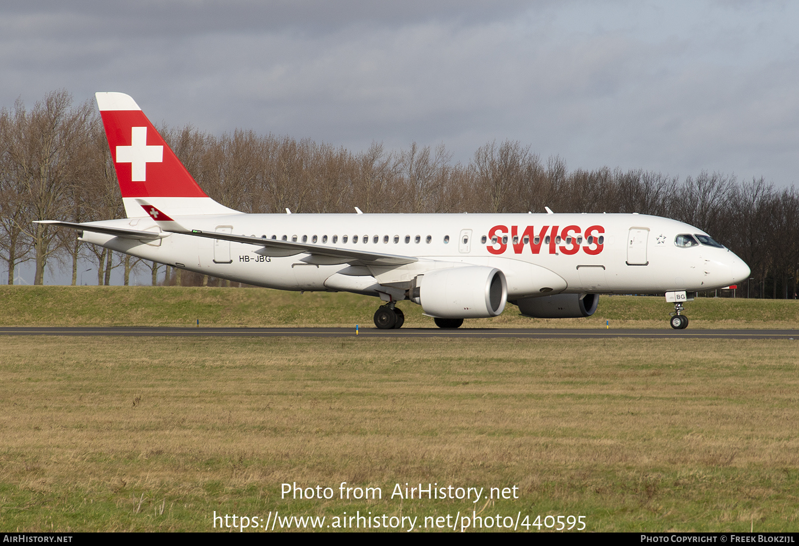 Aircraft Photo of HB-JBG | Bombardier CSeries CS100 (BD-500-1A10) | Swiss International Air Lines | AirHistory.net #440595