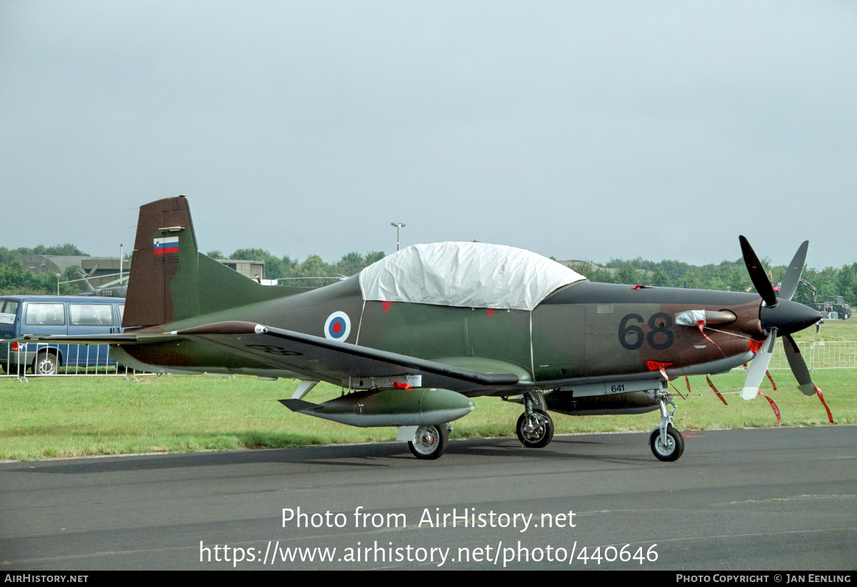 Aircraft Photo of L9-68 | Pilatus PC-9M Hudournik | Slovenia - Air Force | AirHistory.net #440646