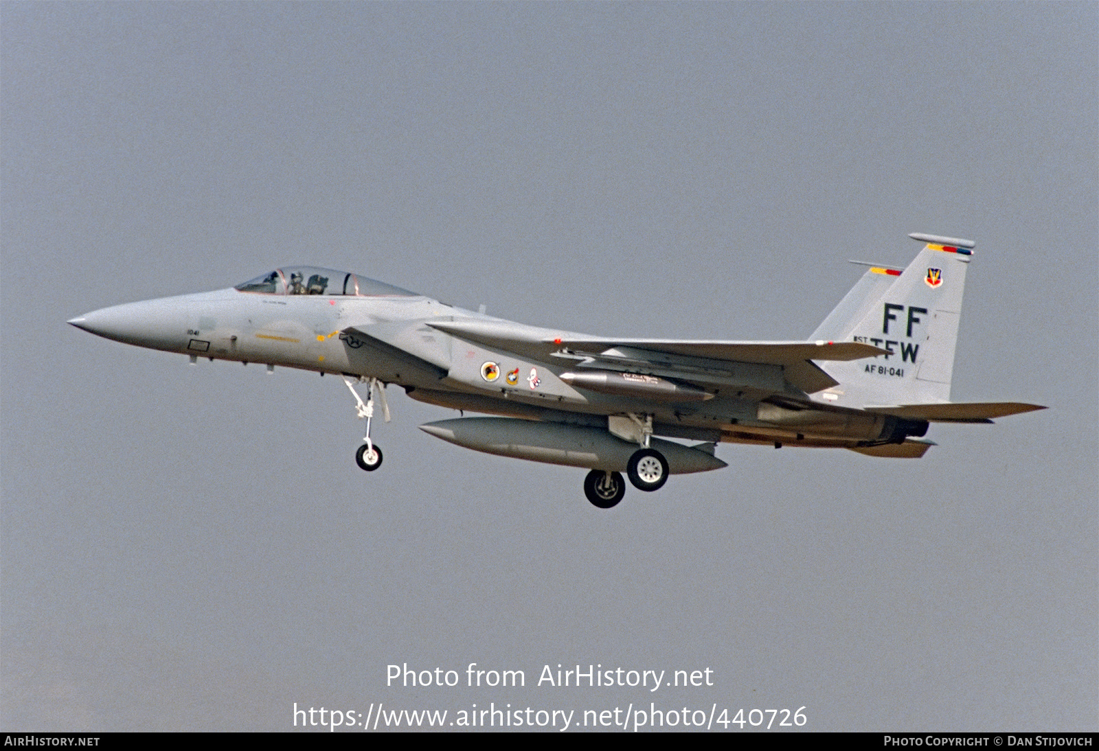 Aircraft Photo of 81-0041 / AF81-041 | McDonnell Douglas F-15C Eagle | USA - Air Force | AirHistory.net #440726