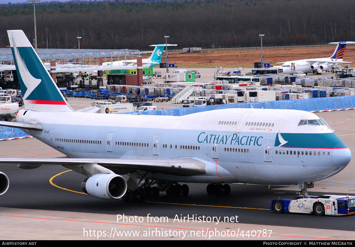 Aircraft Photo of B-HUB | Boeing 747-467 | Cathay Pacific Airways | AirHistory.net #440787