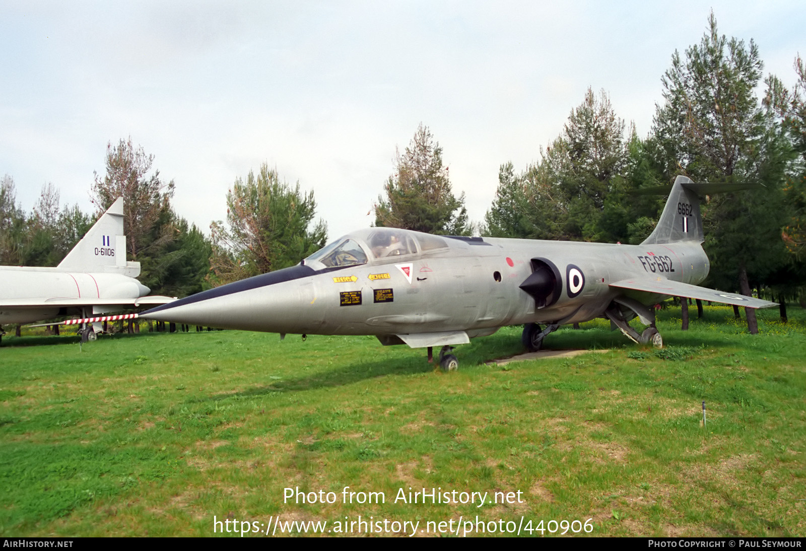 Aircraft Photo of 6662 | Lockheed RF-104G Starfighter | Greece - Air Force | AirHistory.net #440906
