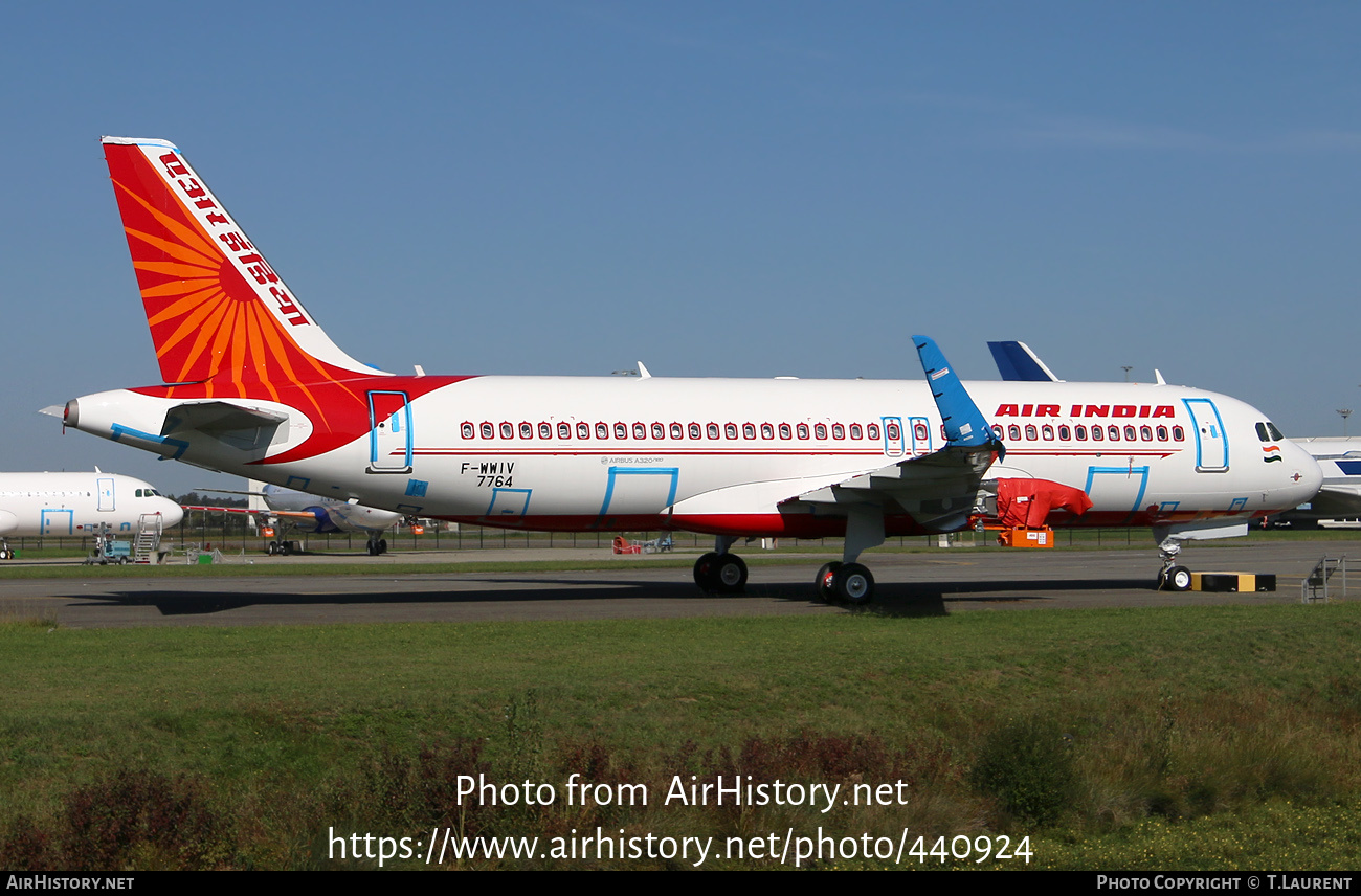 Aircraft Photo of F-WWIV | Airbus A320-251N | Air India | AirHistory.net #440924