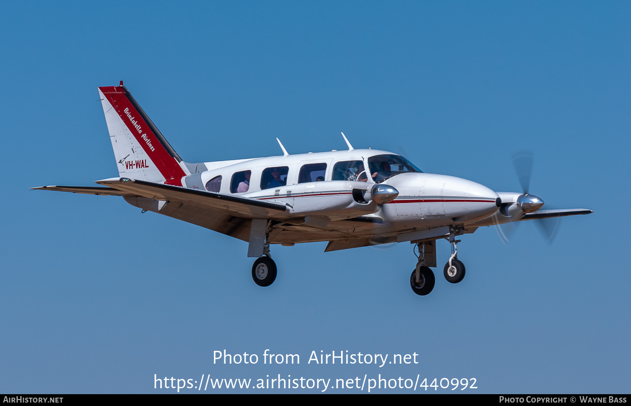 Aircraft Photo of VH-WAL | Piper PA-31-310 Navajo B | Brindabella Airlines | AirHistory.net #440992