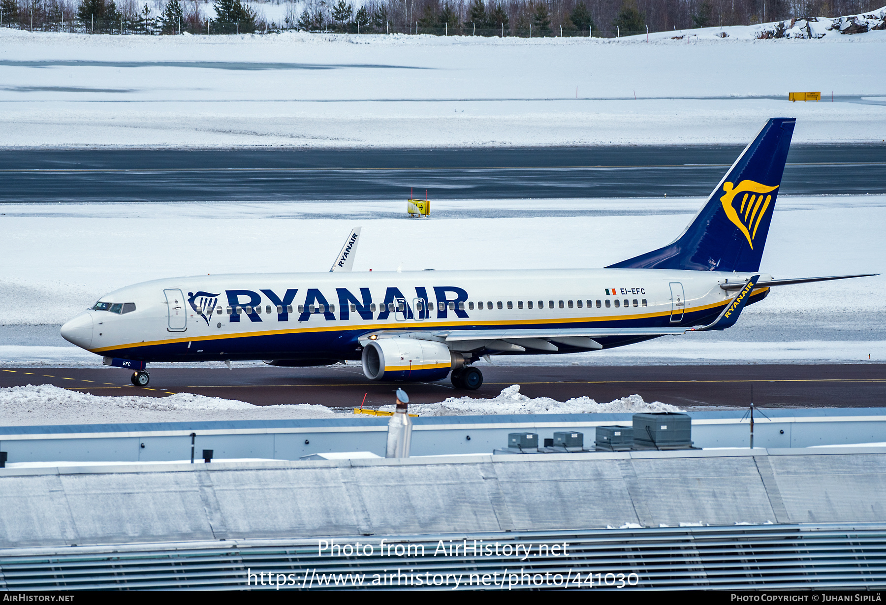 Aircraft Photo of EI-EFC | Boeing 737-8AS | Ryanair | AirHistory.net #441030