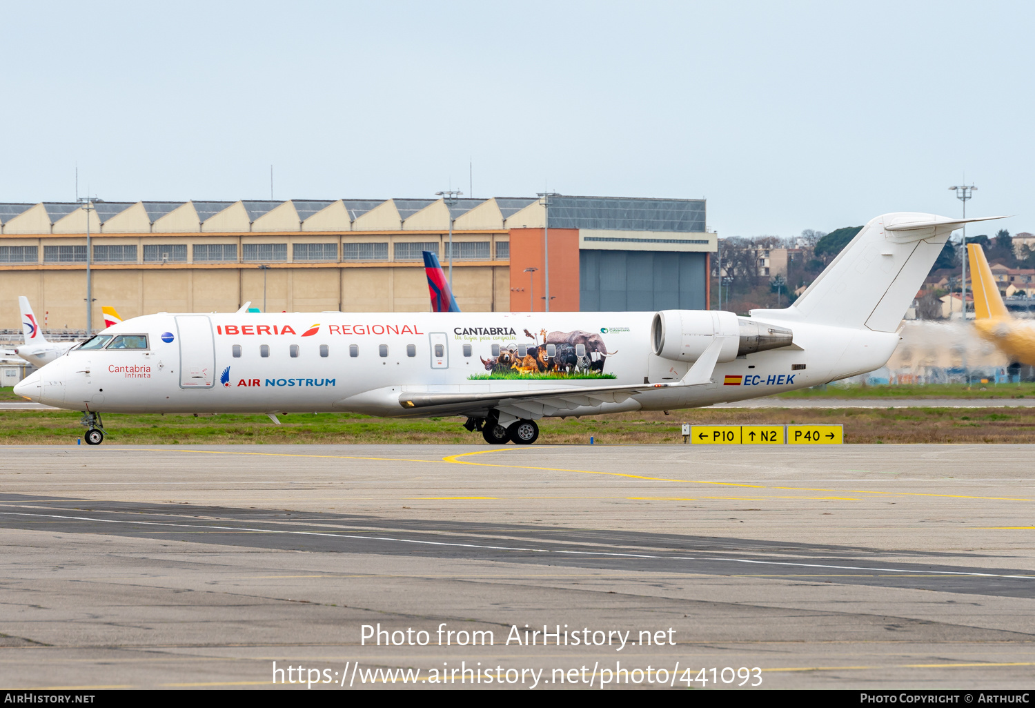 Aircraft Photo of EC-HEK | Bombardier CRJ-200ER (CL-600-2B19) | Iberia Regional | AirHistory.net #441093