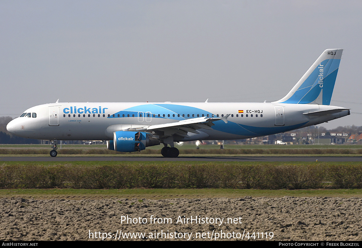 Aircraft Photo of EC-HQJ | Airbus A320-214 | Clickair | AirHistory.net #441119