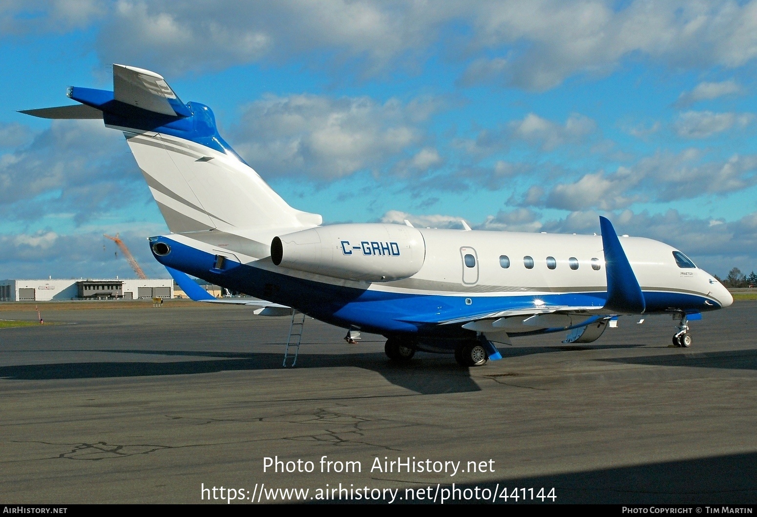 Aircraft Photo of C-GRHD | Embraer EMB-550 Praetor 600 | AirHistory.net #441144