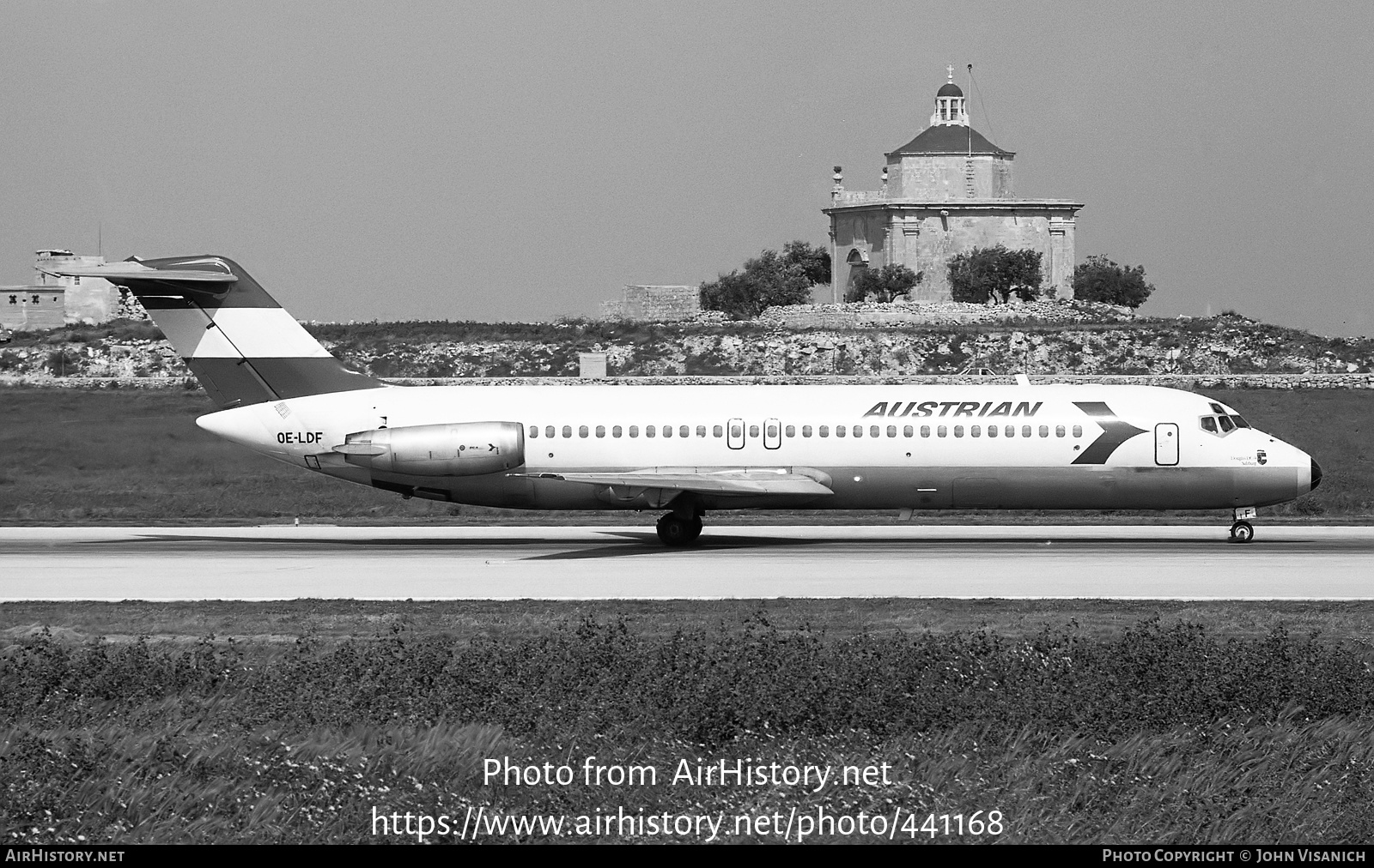 Aircraft Photo of OE-LDF | McDonnell Douglas DC-9-32 | Austrian Airlines | AirHistory.net #441168