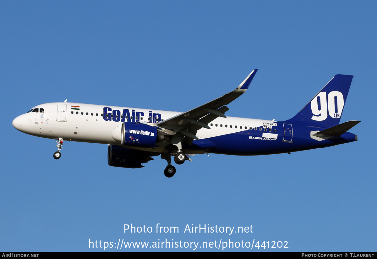 Aircraft Photo of F-WWDV | Airbus A320-271N | GoAir | AirHistory.net #441202