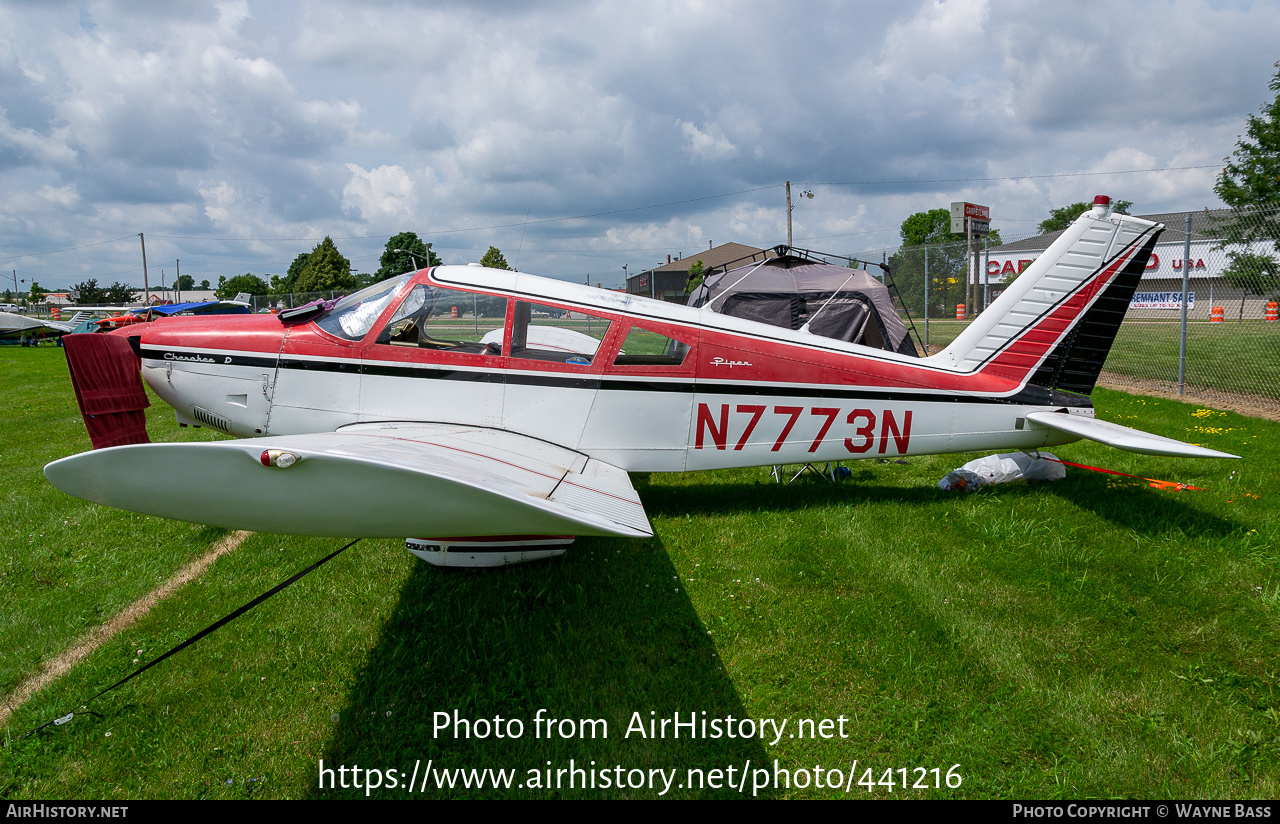 Aircraft Photo of N7773N | Piper PA-28-180 Cherokee D | AirHistory.net #441216