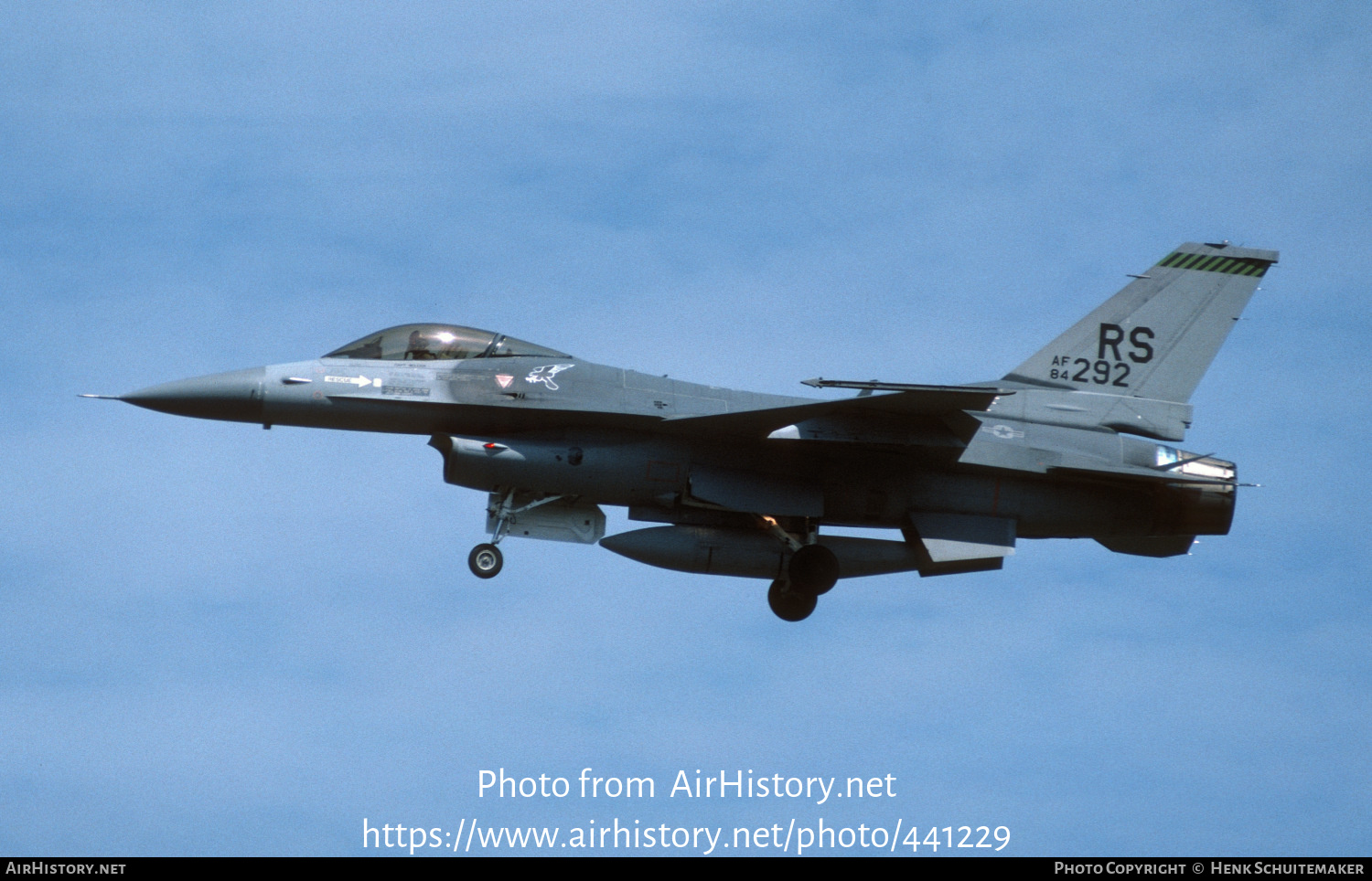 Aircraft Photo of 84-1292 / AF84-292 | General Dynamics F-16C Fighting Falcon | USA - Air Force | AirHistory.net #441229