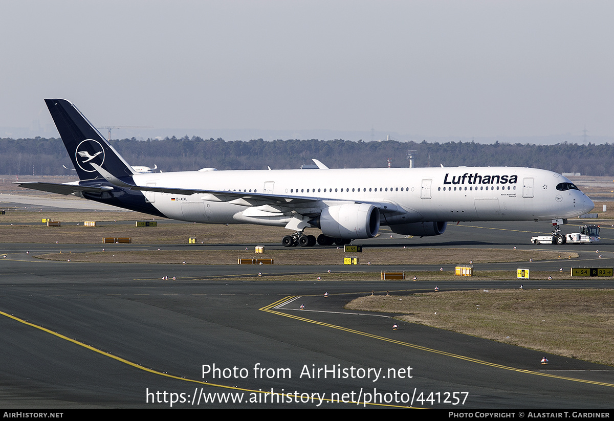 Aircraft Photo of D-AIXL | Airbus A350-941 | Lufthansa | AirHistory.net #441257